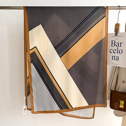 Écharpe de couleur mince et chaude Talma