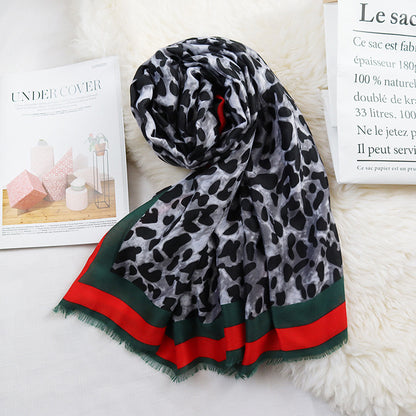 Écharpe léopard