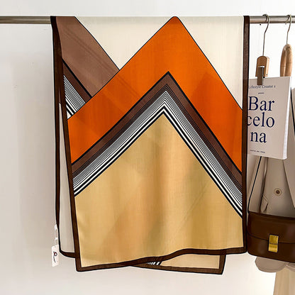 Écharpe de couleur mince et chaude Talma