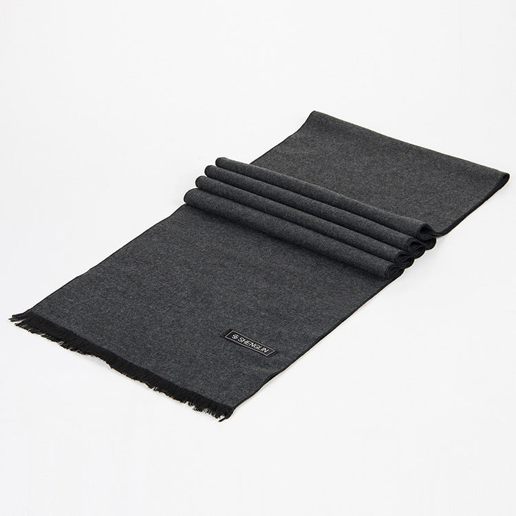 Écharpe pour hommes en soie brossée