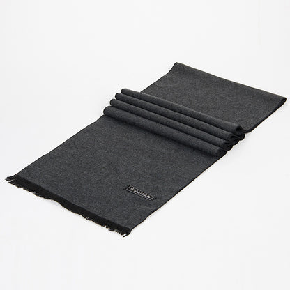 Écharpe pour hommes en soie brossée