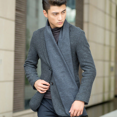 Écharpe pour hommes en soie brossée