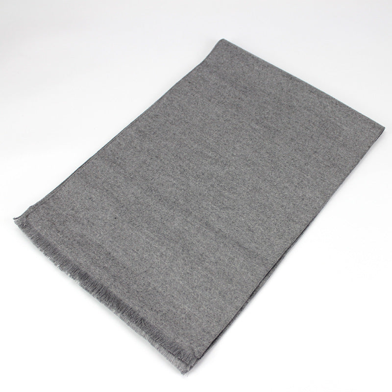 Écharpe pour hommes en soie brossée