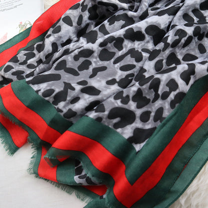 Écharpe léopard