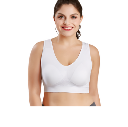 Soutien-gorge de sport Pas d'anneau en acier Chest Wrap No Trace Sous-vêtements féminins Beauté Yoga Dos Résistant aux chocs