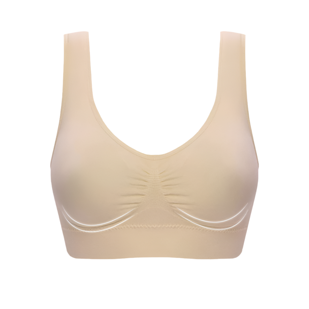 Soutien-gorge de sport Pas d'anneau en acier Chest Wrap No Trace Sous-vêtements féminins Beauté Yoga Dos Résistant aux chocs