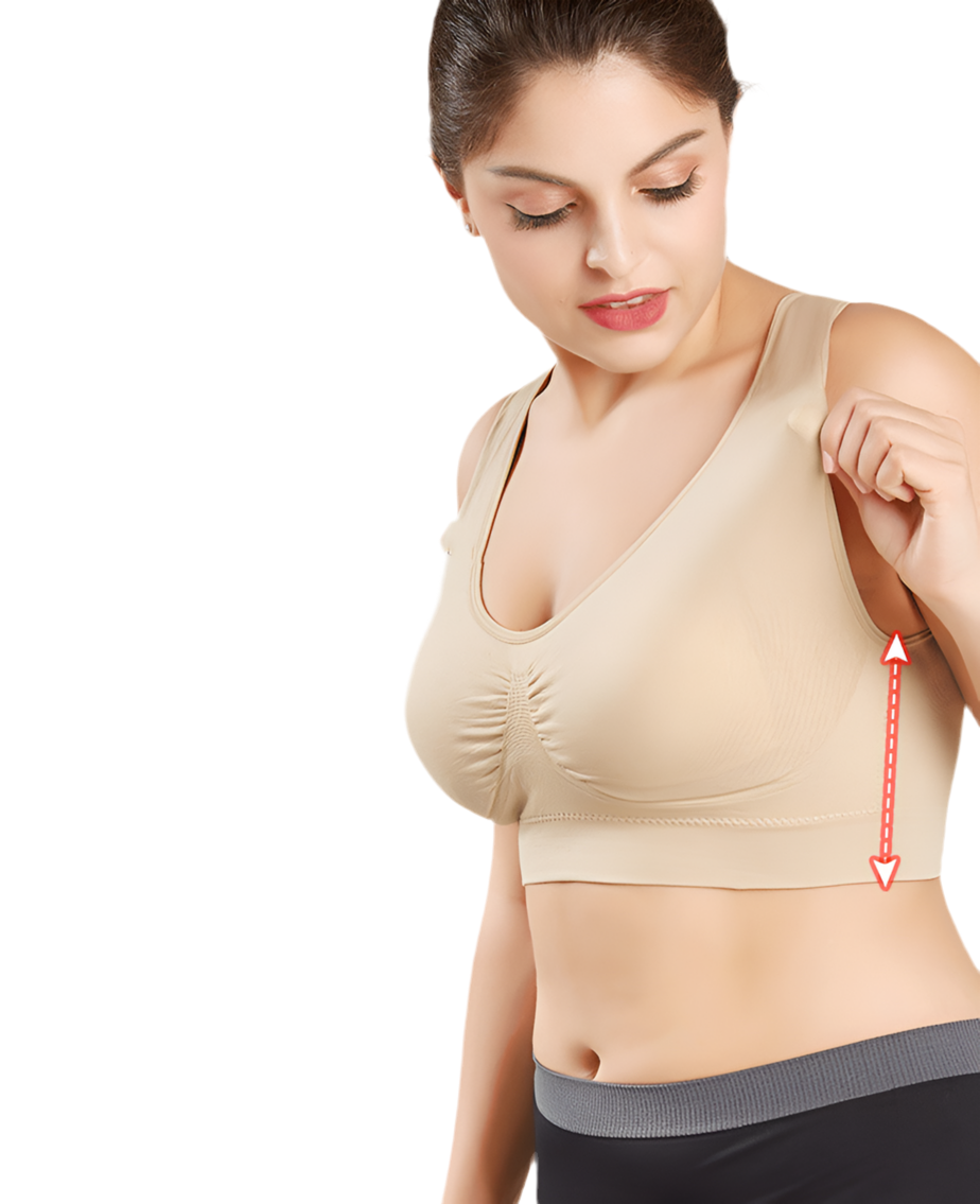 Soutien-gorge de sport Pas d'anneau en acier Chest Wrap No Trace Sous-vêtements féminins Beauté Yoga Dos Résistant aux chocs